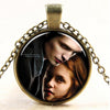 Twilight Bella Edward Lover's Retro Glass Pendant