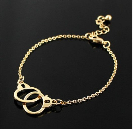 Cute Silver Handcuff Bracelets