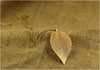 Golden Leaves Long Pendant & Necklace