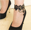 Gothic Handmade White Vintage Lace Anklet