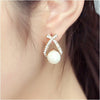 Simulated Pearl Earrings