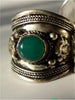 Various Stone Glass Bead Dorje Amulet Ring