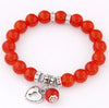 Pulseira Love Heart Pendant Bracelet