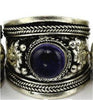 Various Stone Glass Bead Dorje Amulet Ring