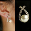 Simulated Pearl Earrings