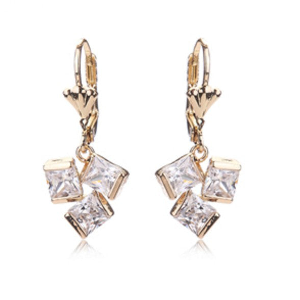 CZ Diamond Bridal Holiday Fashion Earring