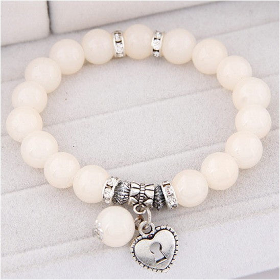 Pulseira Love Heart Pendant Bracelet