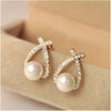 Simulated Pearl Earrings