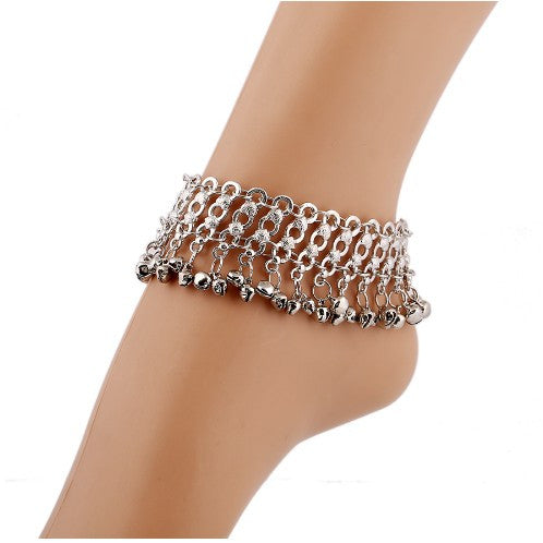 Tassel Bell Ankle Bracelet Summer Barefoot